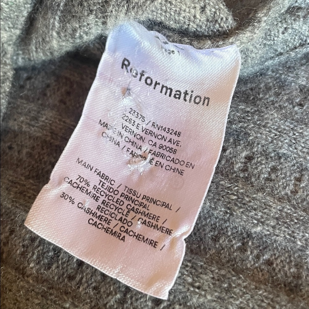 Reformation Rory Pointelle Cardigan - Picture 7 of 7